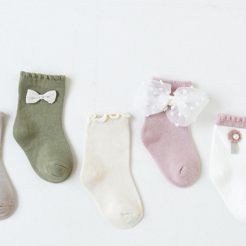 Bows Kids Socks [Set of 5]