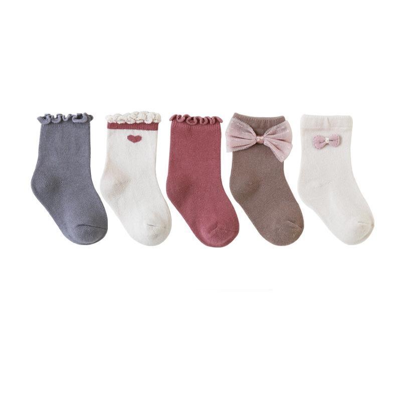 Bows Kids Socks [Set of 5]