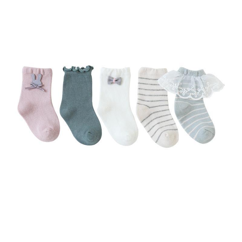 Bows Kids Socks [Set of 5]