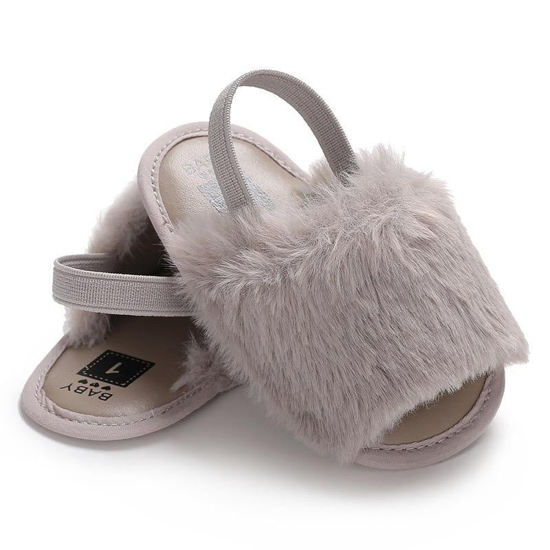 Fluffy Summer First Walker Baby Sandals