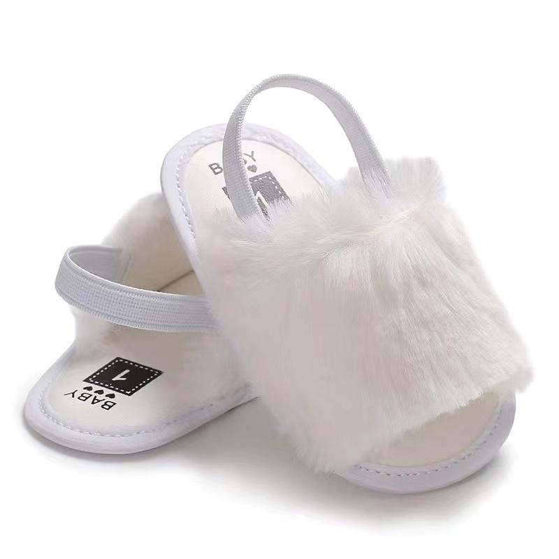 Fluffy Summer First Walker Baby Sandals