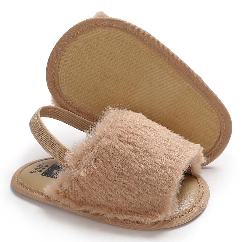 Fluffy Summer First Walker Baby Sandals