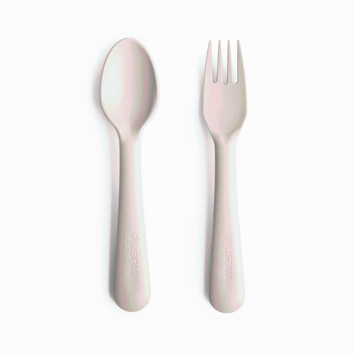 Fork and Spoon Set - MomyMall Ivory
