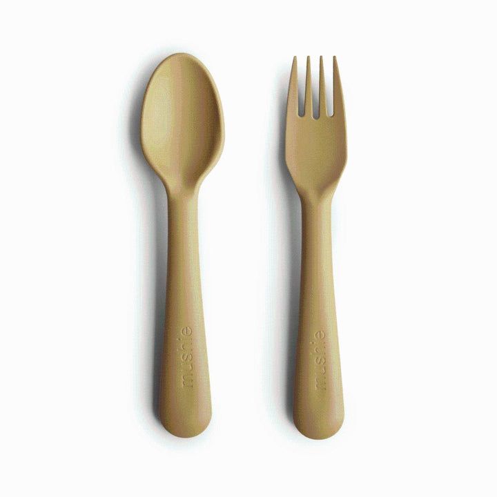 Fork and Spoon Set - MomyMall Mustard