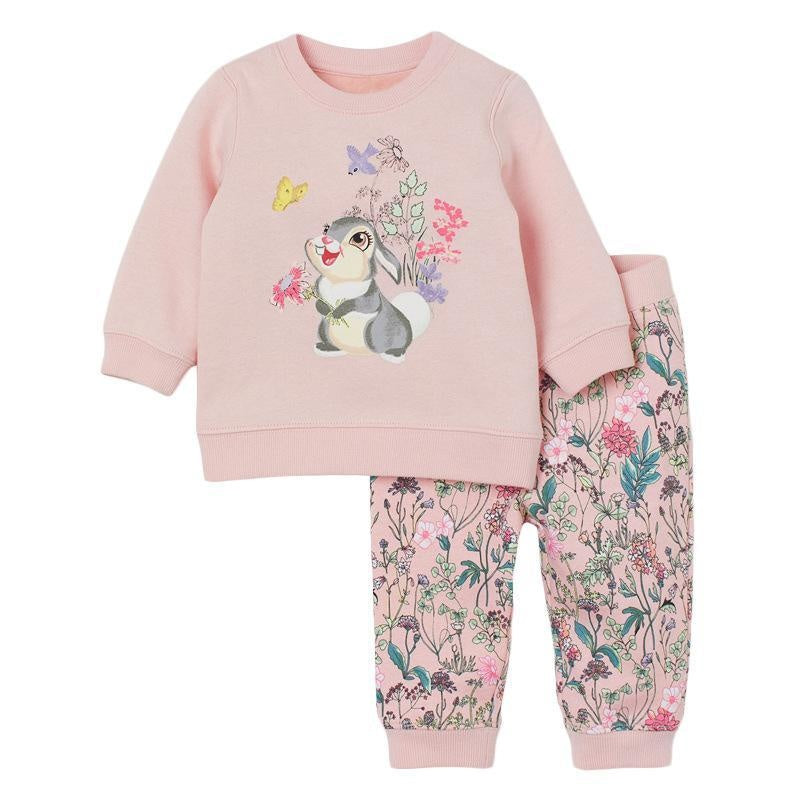 Garden Bunny Sweatshirt Set