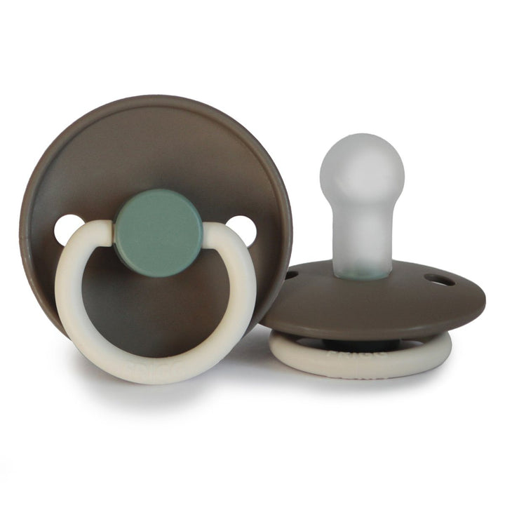 FRIGG Colorblock Silicone Pacifier - MomyMall 0-6 Months / Hudson Bay