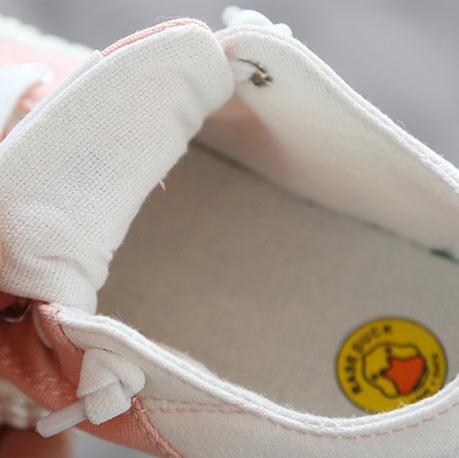Fruchtfarbene Low-Top-Leinwandschuhe für Kinder
