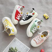 Fruit Color Low Top Kids Canvas Shoes