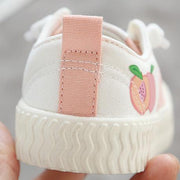 Fruit Color Low Top Kids Canvas Shoes