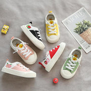 Fruit Color Low Top Kids Canvas Shoes