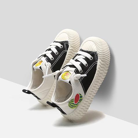 Fruit Color Low Top Kids Canvas Shoes