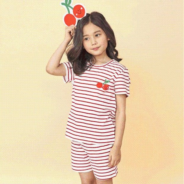 Organic Cotton Fruit Stripes Summer Playset