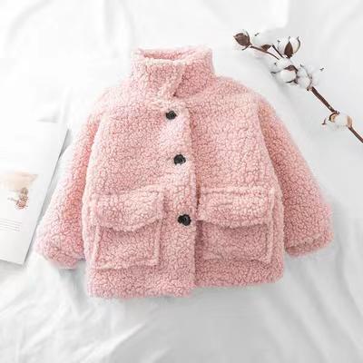 Gemma Fluffy Winter Teddy Coat - MomyMall 2-3 Years / Pink