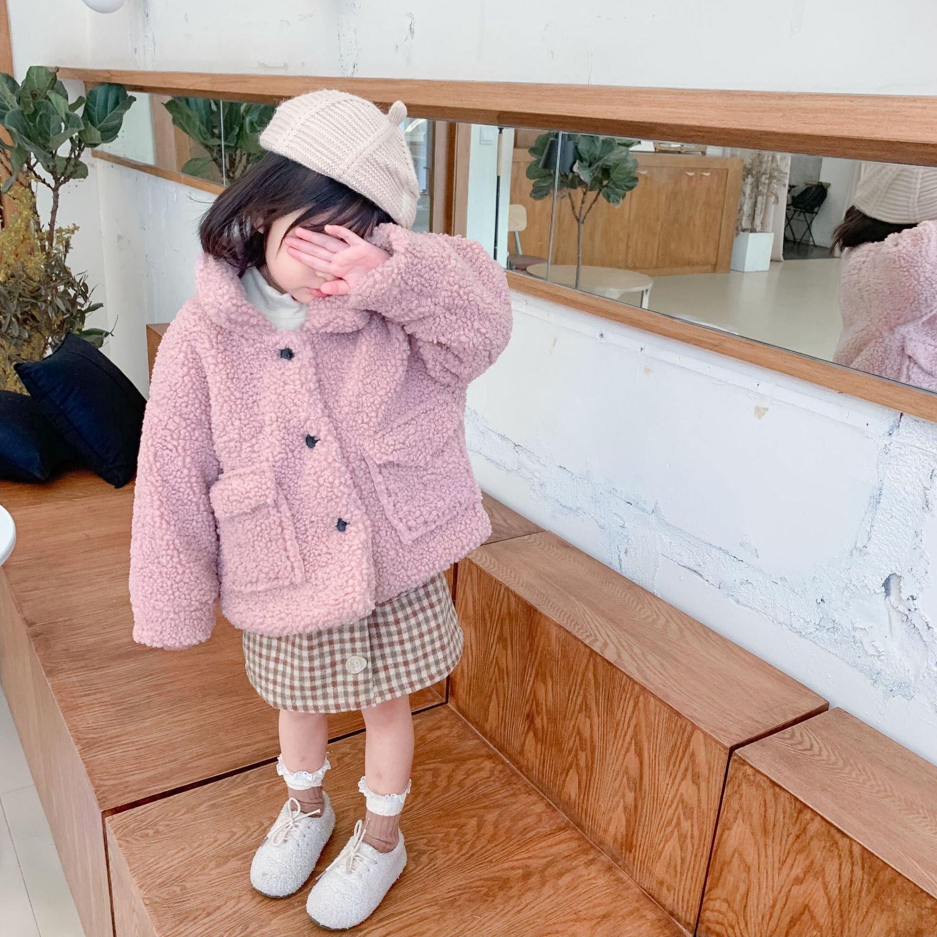 Gemma Fluffy Winter Teddy Coat - MomyMall