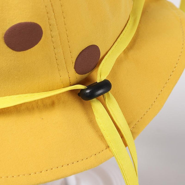 Giraffe Baby Bucket Hat with Removable Face Shield - MomyMall