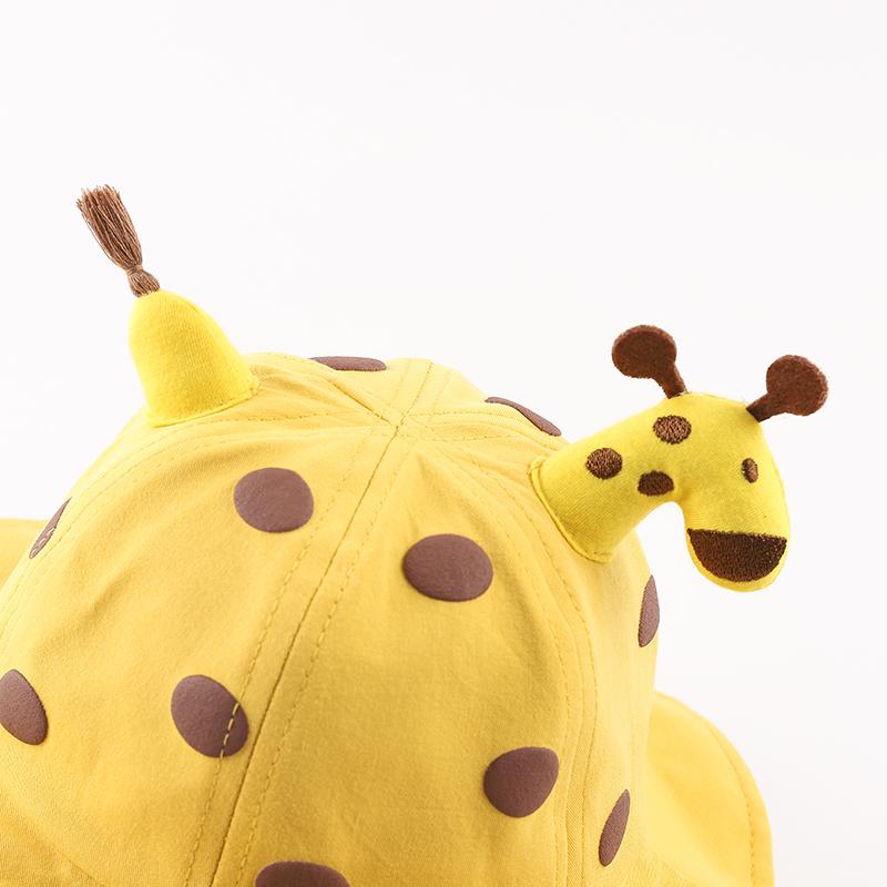 Giraffe Baby Bucket Hat with Removable Face Shield - MomyMall