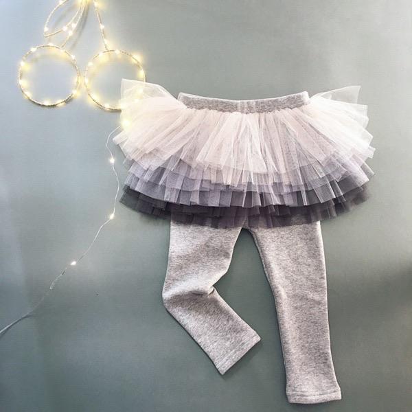 Gradient Tutu Spring Skirt Leggings - MomyMall