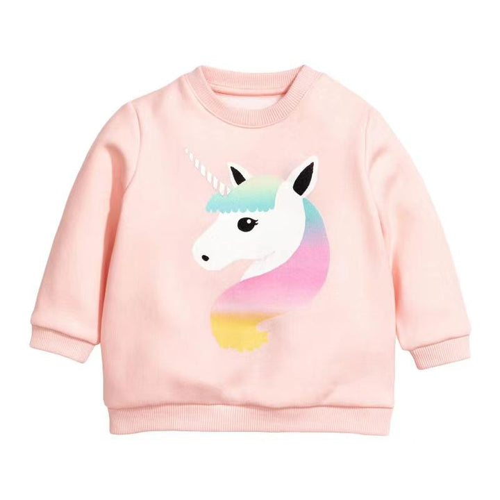 Gradient Unicorn Printed Sweatshirt - MomyMall 2-3 Years