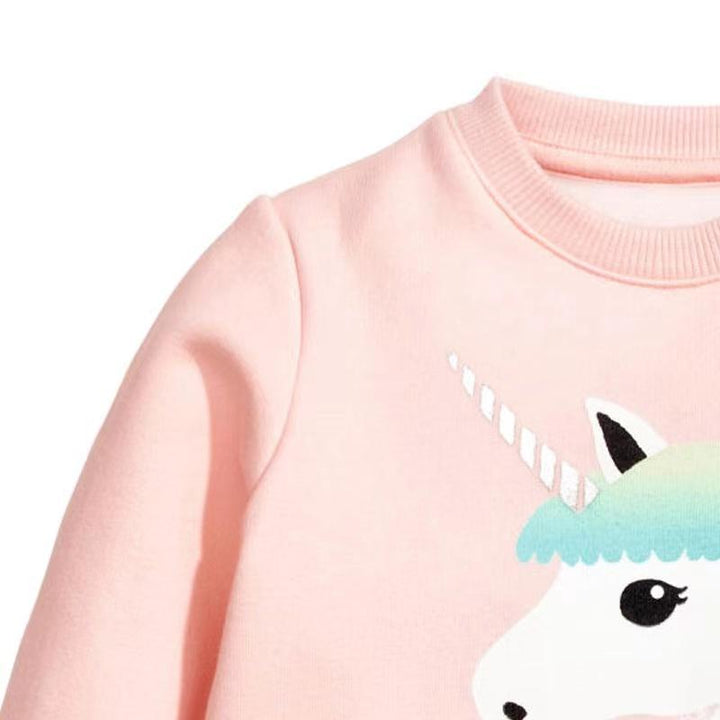 Gradient Unicorn Printed Sweatshirt - MomyMall