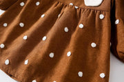 Polka Dots Plush Dress