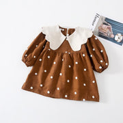 Polka Dots Plush Dress