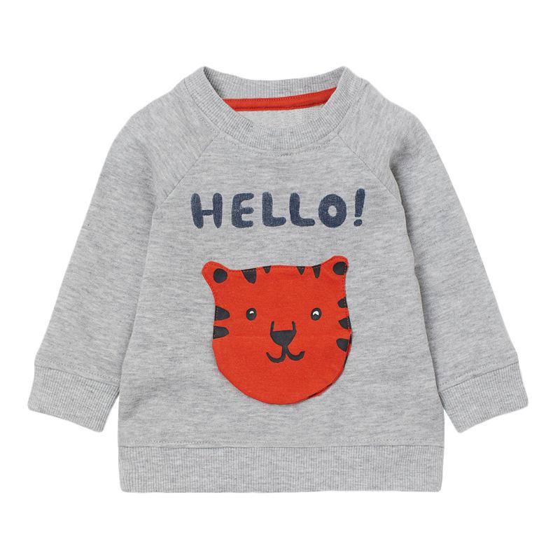 Hello Tiger Patch Sweatshirt