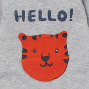 Hello Tiger Patch Sweatshirt