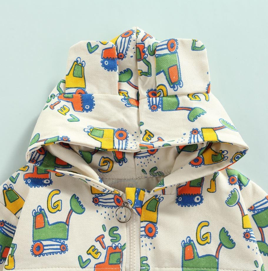 Let's Dig Hooded Jacket - MomyMall