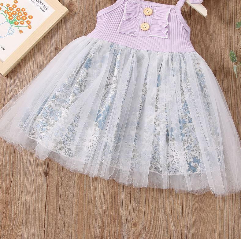 Floral Lace Princess Dress - MomyMall