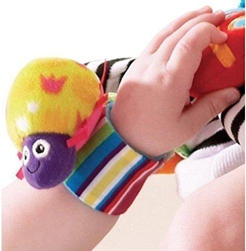 4 pcs Cute Animal Soft Baby Wrist Rattles and Foot Finders - MomyMall