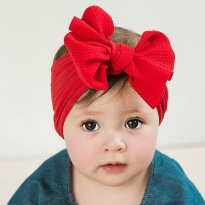 Lovely Baby Girl's Bowknot Headband - MomyMall Red / One-size