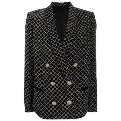 Sparkle Pattern Blazer - MomyMall