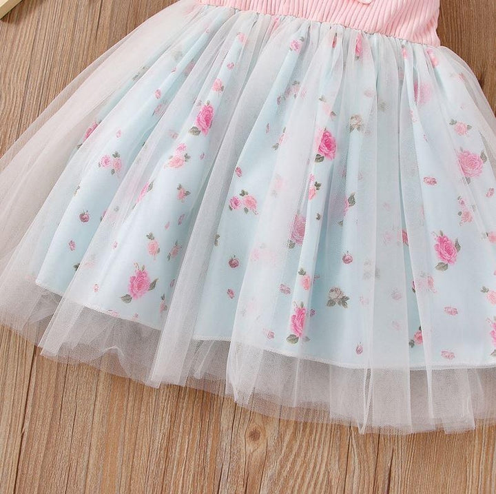 Floral Lace Princess Dress - MomyMall