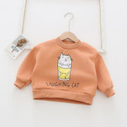 Jolly Cartoon Printed Sweatshirt