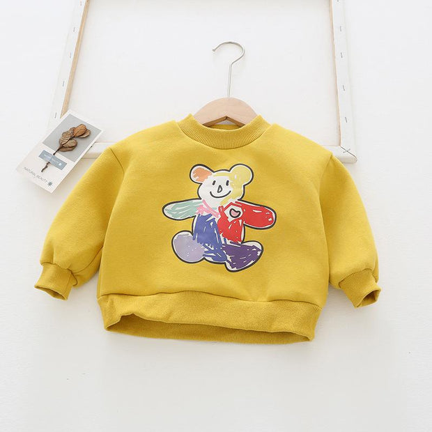 Jolly Cartoon Printed Sweatshirt