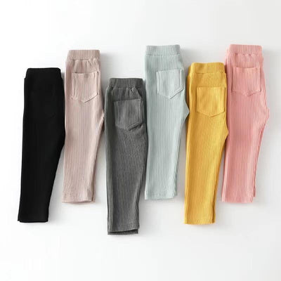 Julia Solid Color Basic Pants