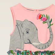 Jungle Elephant Sleeveless Dress - MomyMall