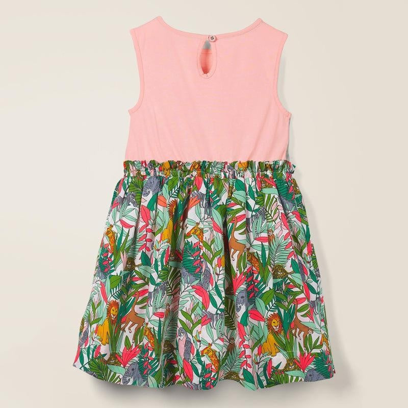 Jungle Elephant Sleeveless Dress - MomyMall