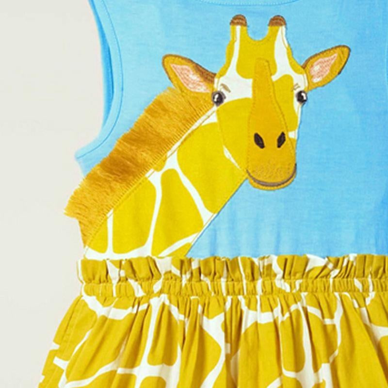 Jungle Giraffe Sleeveless Dress