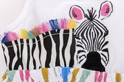 Jungle Zebra Sleeveless Dress - MomyMall
