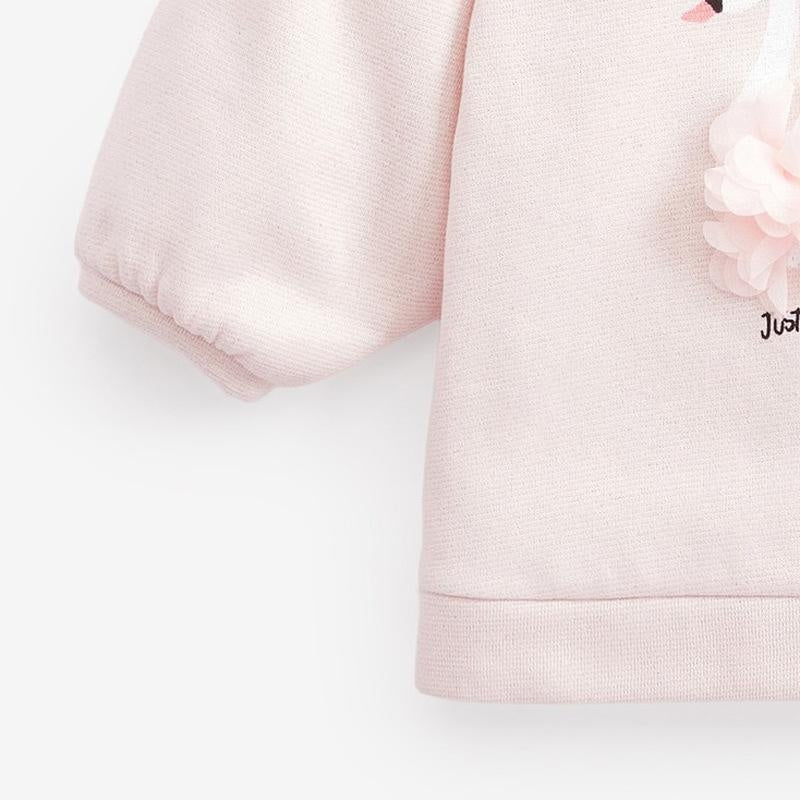 Just Enjoy The Day Crown Swan Sweatshirt - MomyMall