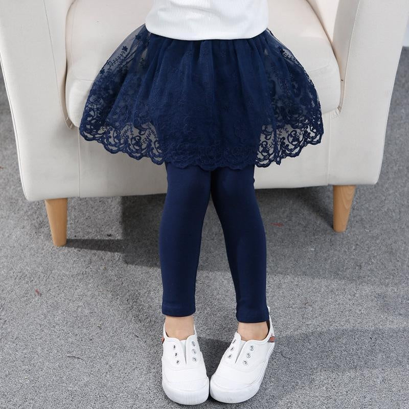 Kiki Lace Skirt Leggings - MomyMall