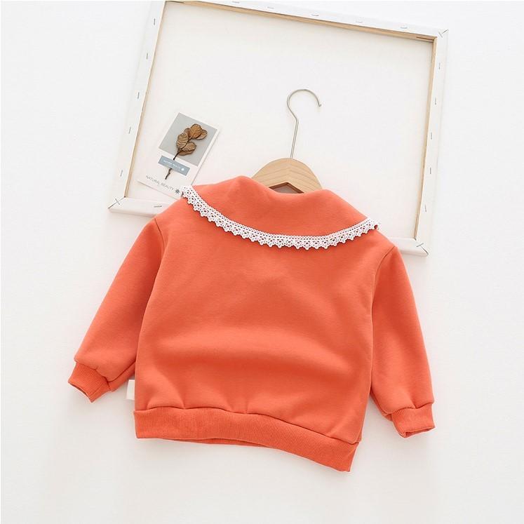 Lace Collar Plush Top - MomyMall