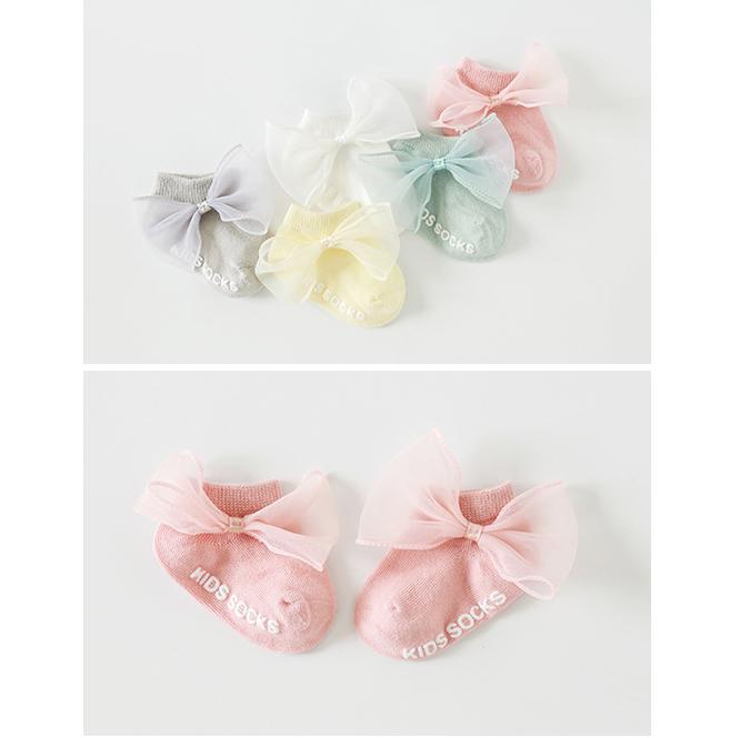 Kiki Bow Ankle Socks - MomyMall