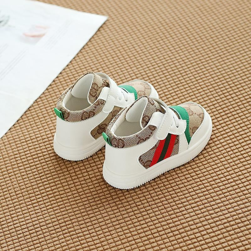 Leo Mono Pattern High Top Casual Shoes