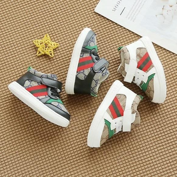 Leo Mono Pattern High Top Casual Shoes