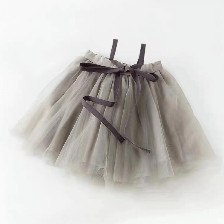 Lillian Two-Way Tutu Skirt - MomyMall 1-6 Years / Grey