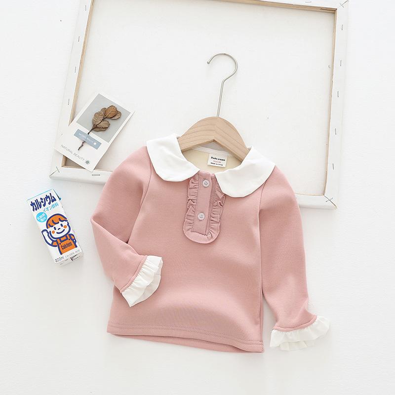 Lily Ruffle Plush Top - MomyMall 9-12 Months / Pink