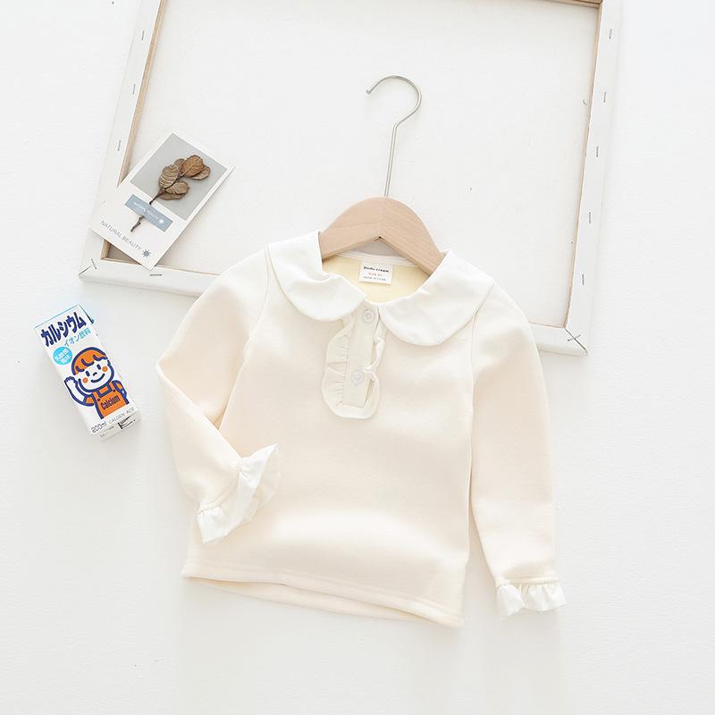 Lily Ruffle Plush Top - MomyMall 9-12 Months / White