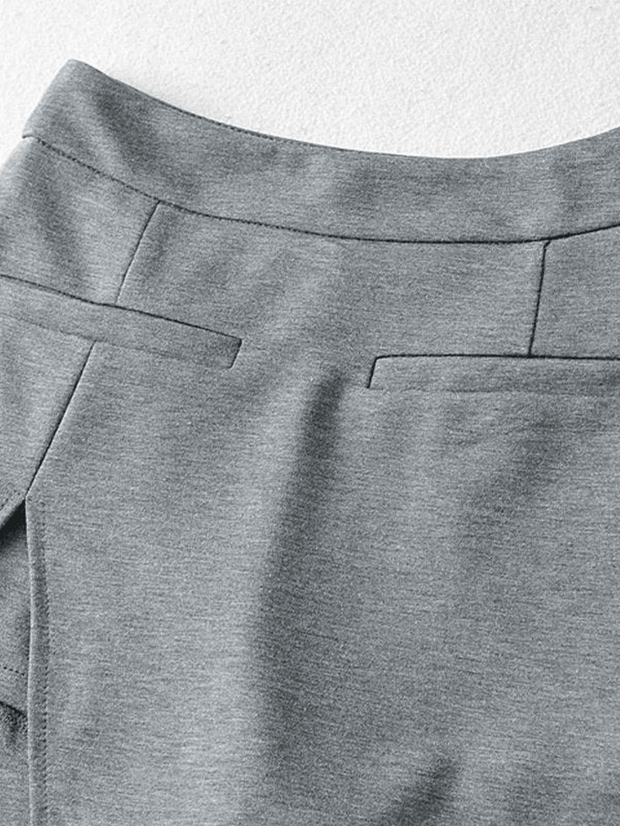Lined Split Y2K Mini Skirt